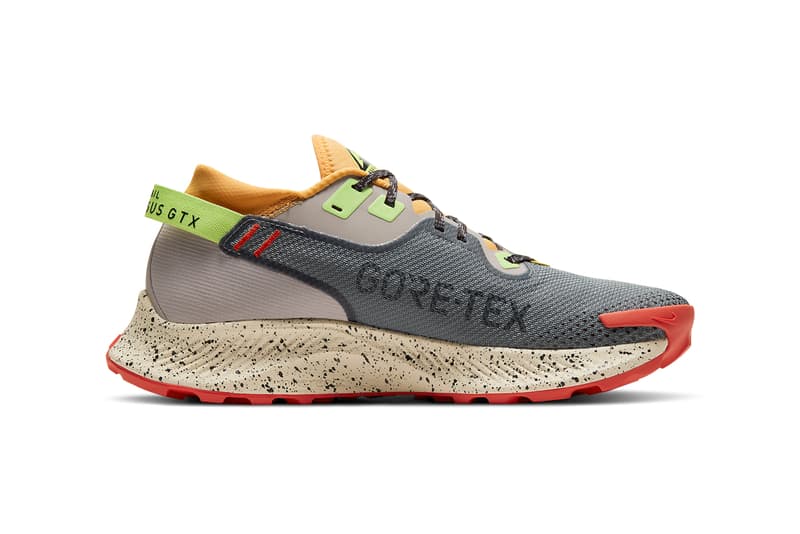 nike running pegasus trail 2 gore tex trainers in grey