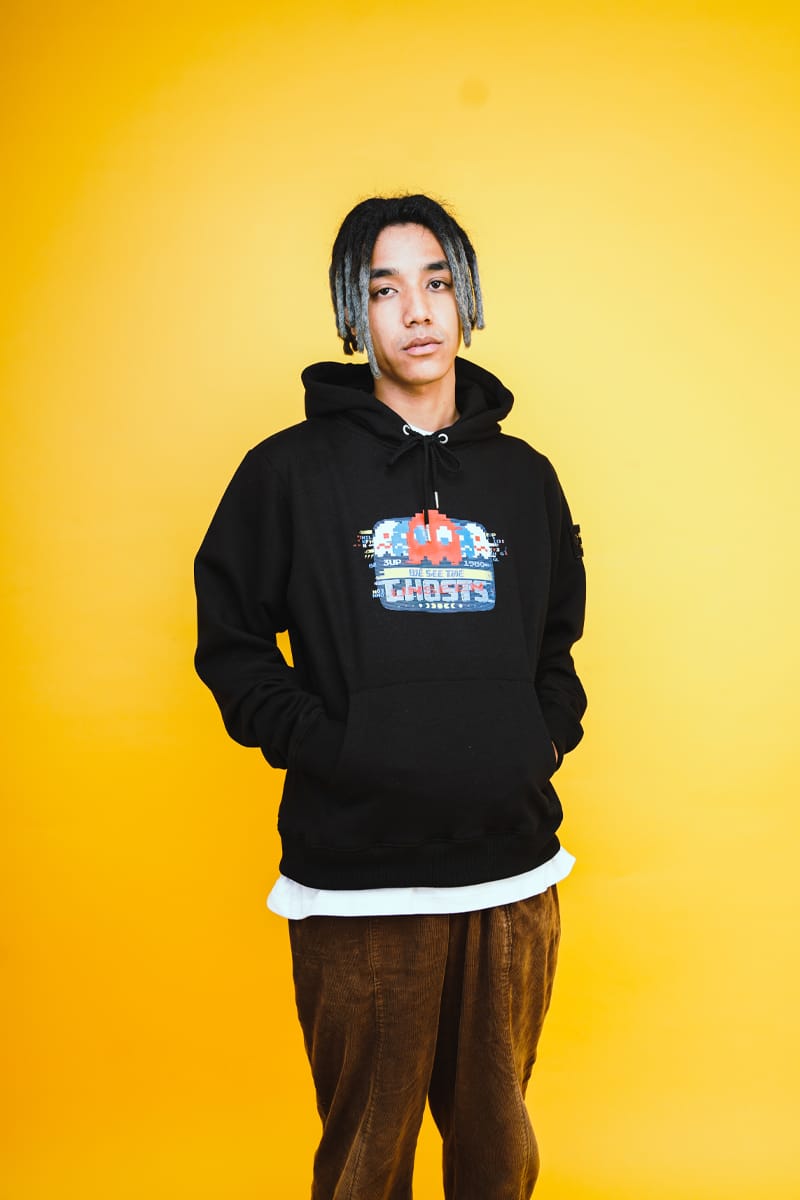 Pac man hoodie on sale yellow