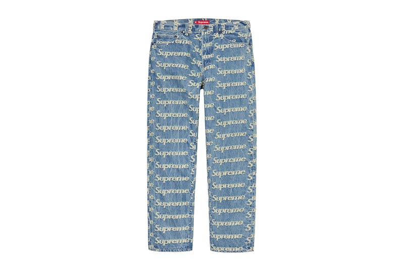 Supreme shop logo pants