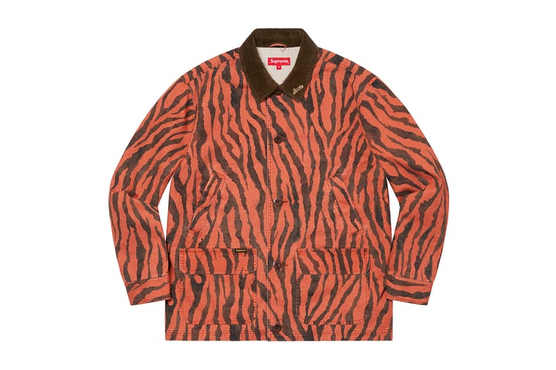 Supreme tiger stripe clearance jacket