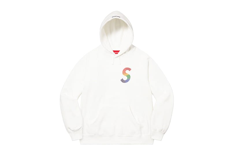 Supreme hoodie s online logo