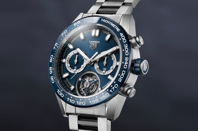 2021 Tag Heuer Carrera Heuer 02T Blue Dial Info Hypebeast