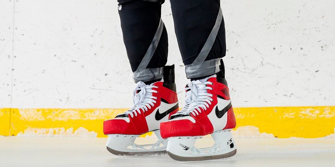 Check Out These Air Jordan 1 "Chicago" Hockey Skates Hypebeast