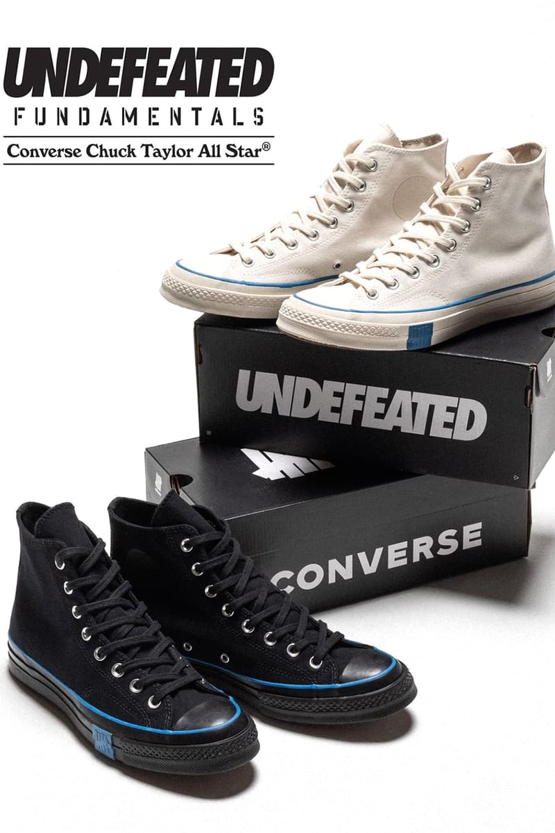 UNDEFEATED Converse Chuck 70 Hi Fundamentals Release | Hypebeast