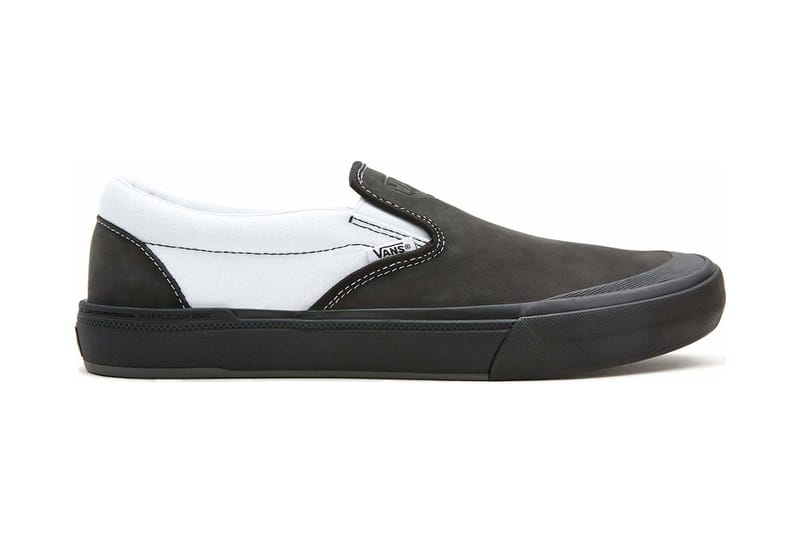 Vans slip on outlet pro toe cap black