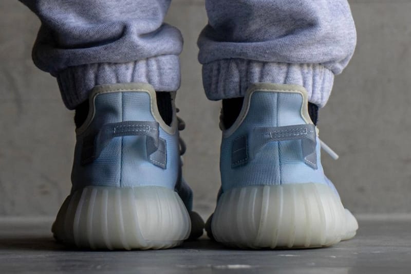 Adidas yeezy ice blue orange best sale