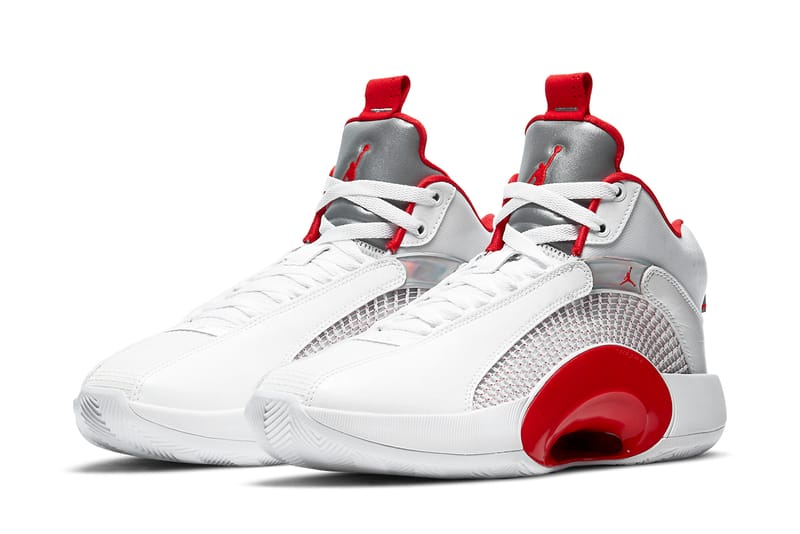 Air Jordan 35 Fire Red White CQ4228-100 Release Info | Hypebeast
