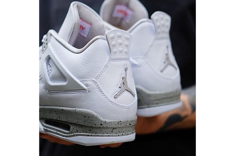 Jordan 4 grey and on sale white