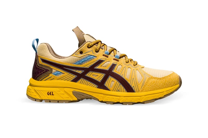 Green and on sale yellow asics