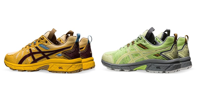 靴 Asics x Kiko HN1-S Gel-Venture 7 ASICS HN1-S Gel-Venture 7 Yellow Men's - 1201A195-750 - US
