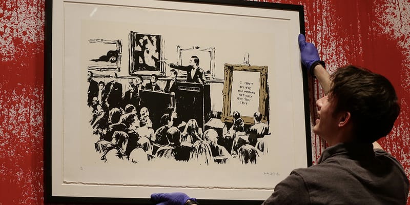 Original Banksy Artwork Burned Digitized NFT | Hypebeast