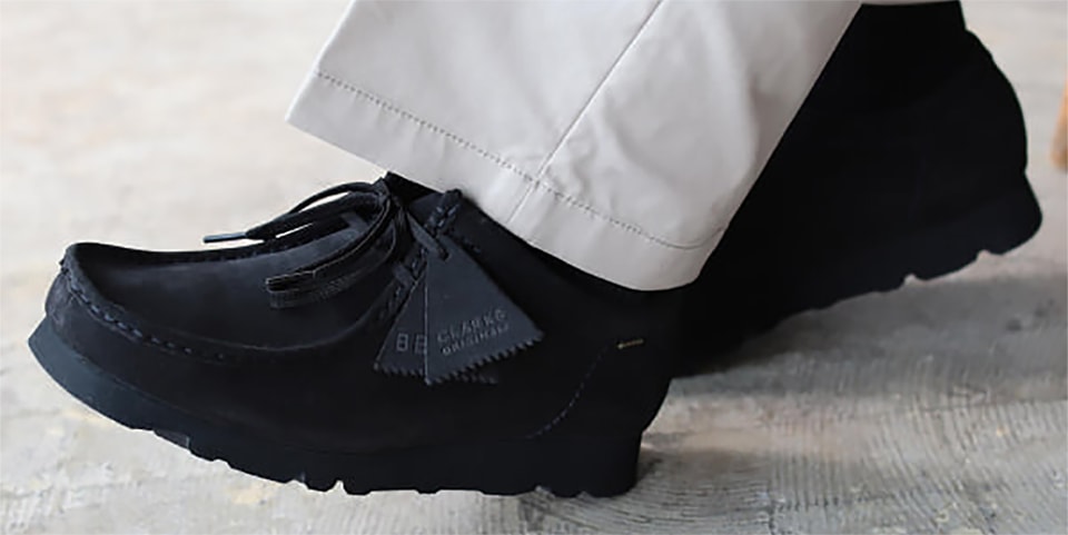 clarks x beams wallabee