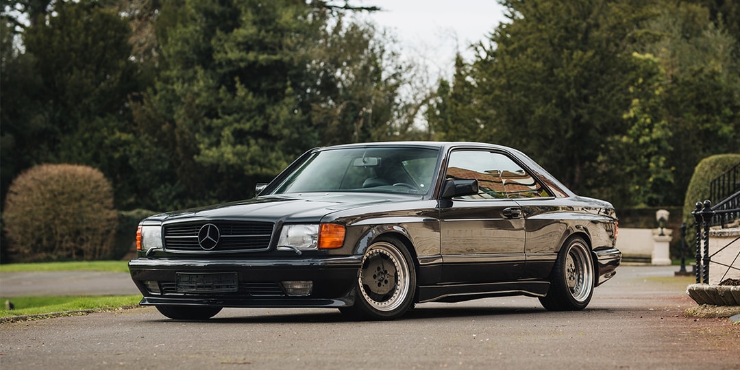 Чрезвычайно редкий Mercedes-Benz 560 SEC AMG 6.0 ‘Wide Body’ 1989 года выпуска выставлен на аукцион