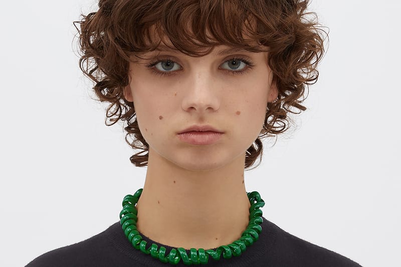 Bottega Veneta Phone Cord Necklace, Earrings, Bracelet | Hypebeast