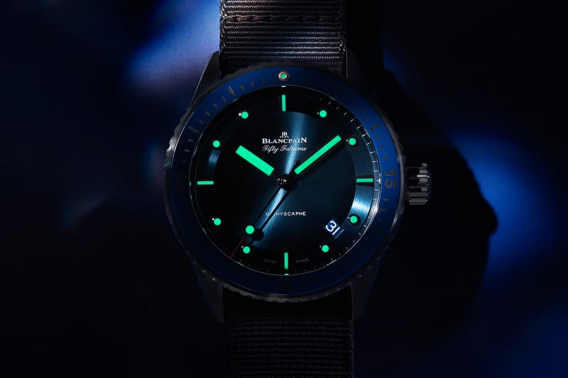 Blancpain Fifty Fathoms Bathyscaphe BuchererBLUE Hypebeast