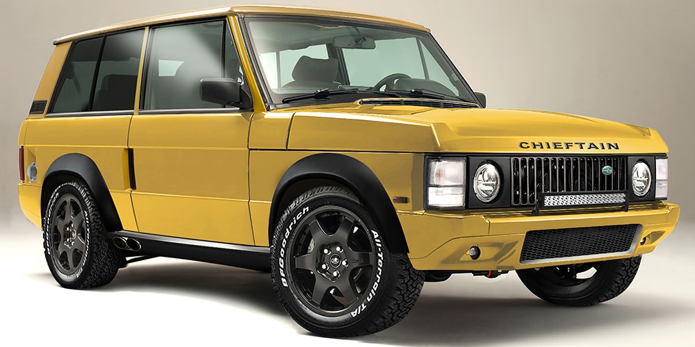 Chieftain добавляет боковые трубы и 700-сильный двигатель V8 с наддувом к классическому Range Rover