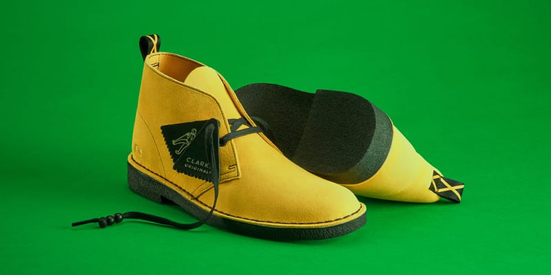 Green clarks cheap desert boots