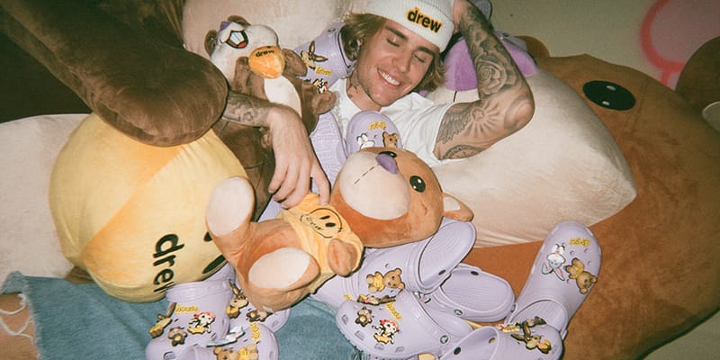 Justin Bieber with drew house x Crocs Classic Clog 2 | Hypebeast