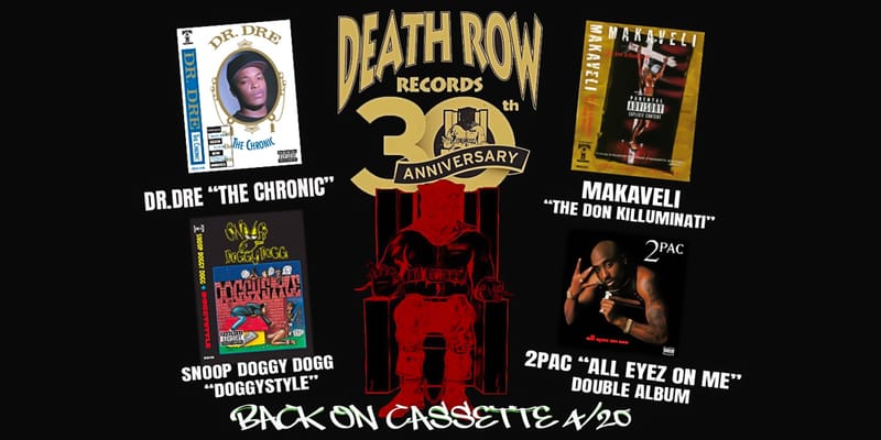 Death Row Records 30th Anniversary Cassettes | Hypebeast