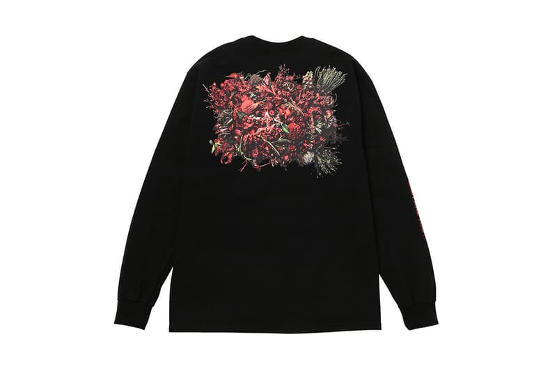 EVANGELION x AMKK FLOWER MOTIF HOODIE EVANGELION x AMKK FLOWER MOTIF HOODIE