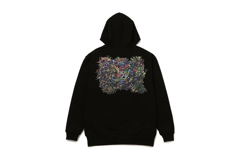 EVANGELION x AMKK FLOWER MOTIF HOODIE EVANGELION x AMKK FLOWER MOTIF HOODIE