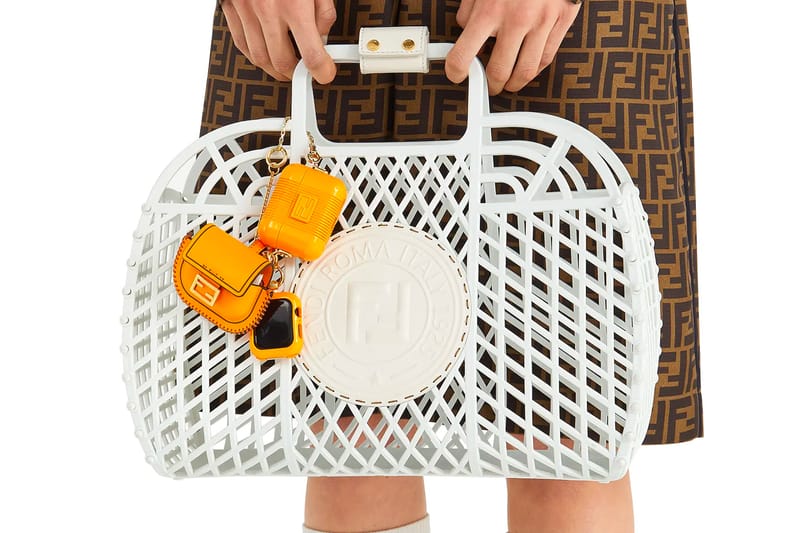 Fendi white clear on sale bag