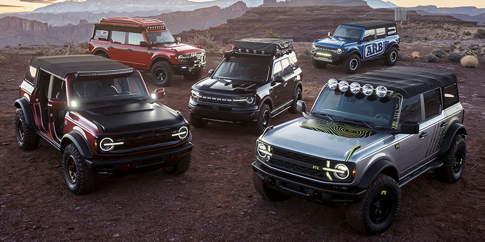 Ford сотрудничает с тюнерами вторичного рынка для серии прочных внедорожников Bronco 4×4