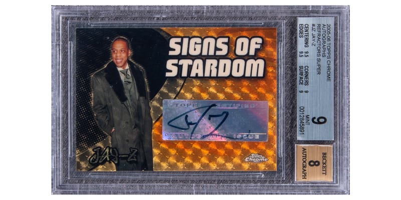 Autographed JAY-Z Trading Card Record Sale | Hypebeast