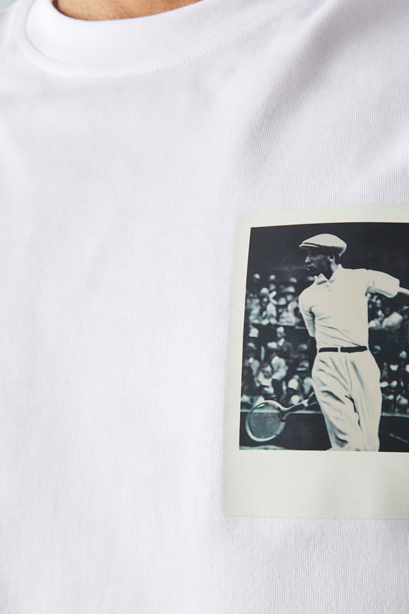 LACOSTEとPolaroid コラボレーションパーカーL ホワイト Lacoste X Polaroid Logo-Patches Hoodie - White | Editorialist