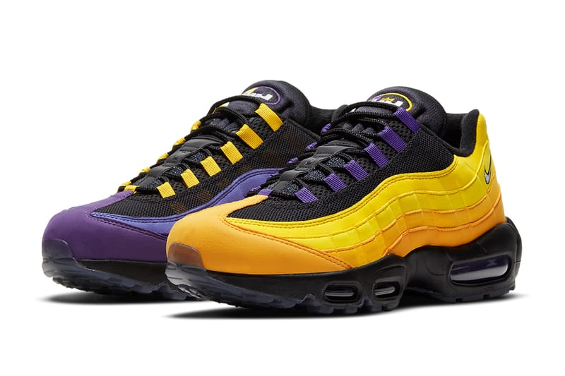 laker colored nike shoes