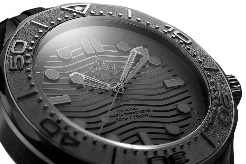 Omega black outlet ceramic watch