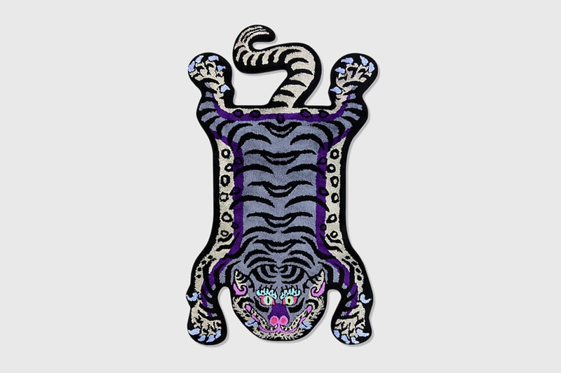 RAW EMOTIONS Lucky Cat/Purple Tiger Rugs | Hypebeast