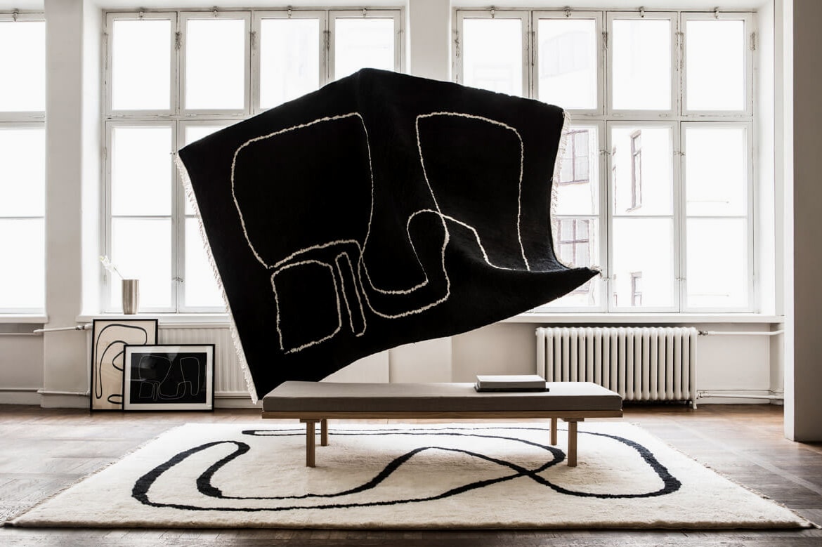 Drake Tuffing Rug The Best Independent Artist Rugs to Buy for Your Home | Hypebeast