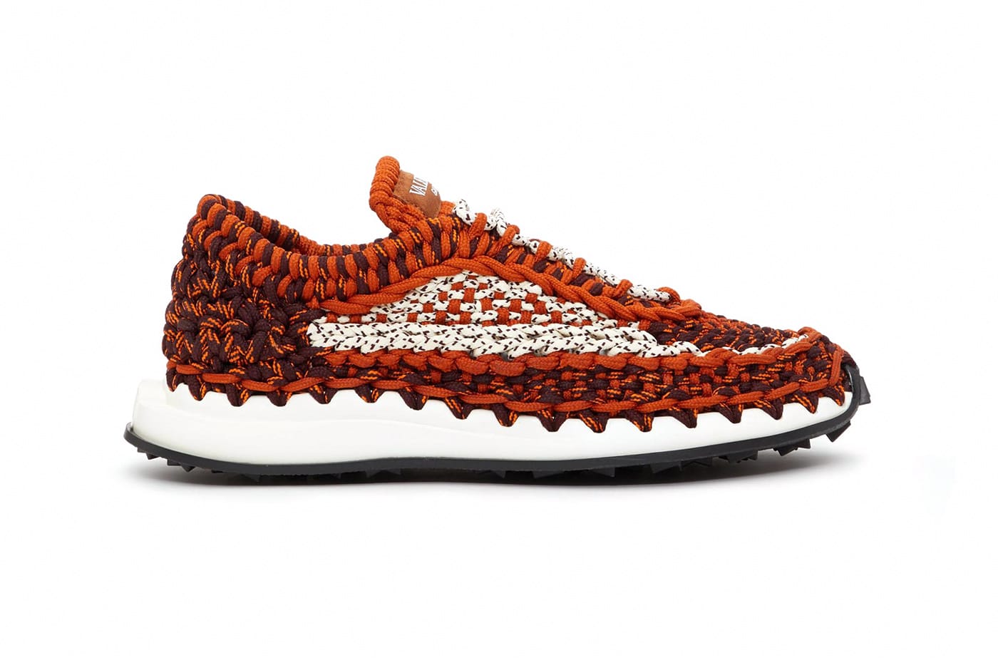Valentino Mens SS21 Crochet Garavani Sneaker | HYPEBEAST