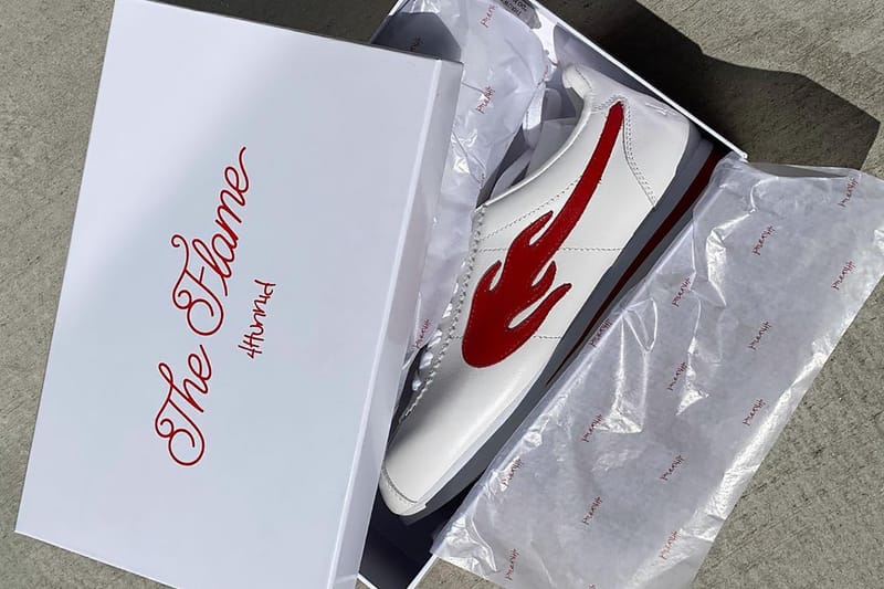 楽天市場】【送料無料】4HUNNID THE FLAME BLOCK RUNNER SHOES
