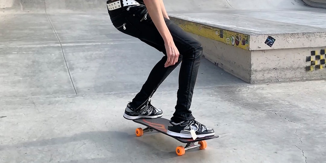 Эрик Артеага объявляет о спонсорстве Vyzer LA Skating, невыпущенные Off-White x Nike Dunk «Black/Gray»