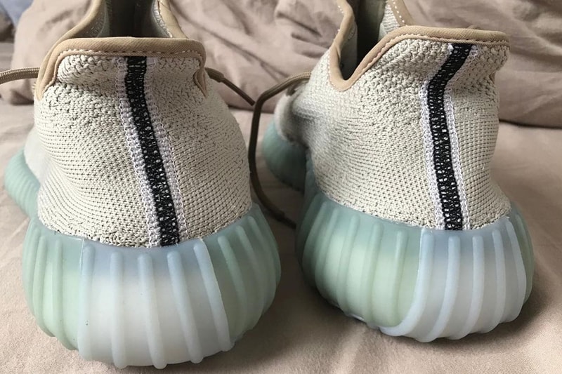 yeezy bone and blue