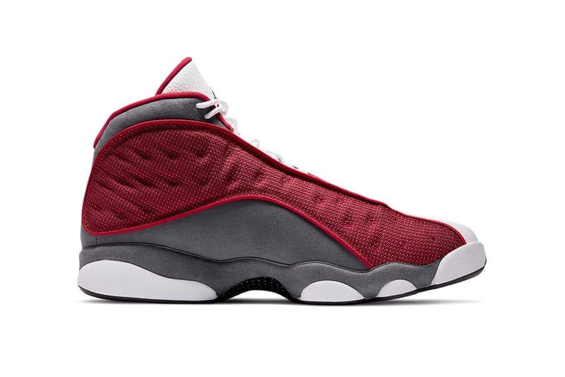 Jordan 13 best sale red grey