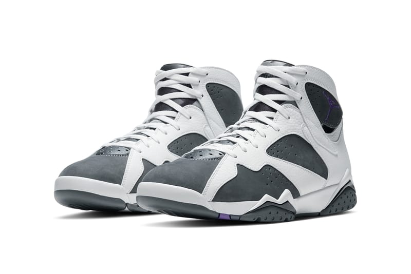 Jordan 7 grey and on sale purple