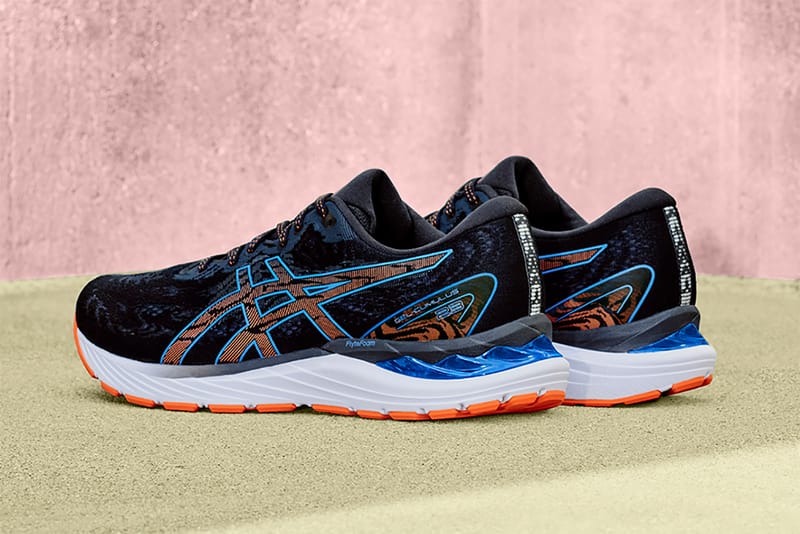 ASICS GEL CUMULUS 23 Black Reborn Blue Release Info Hypebeast