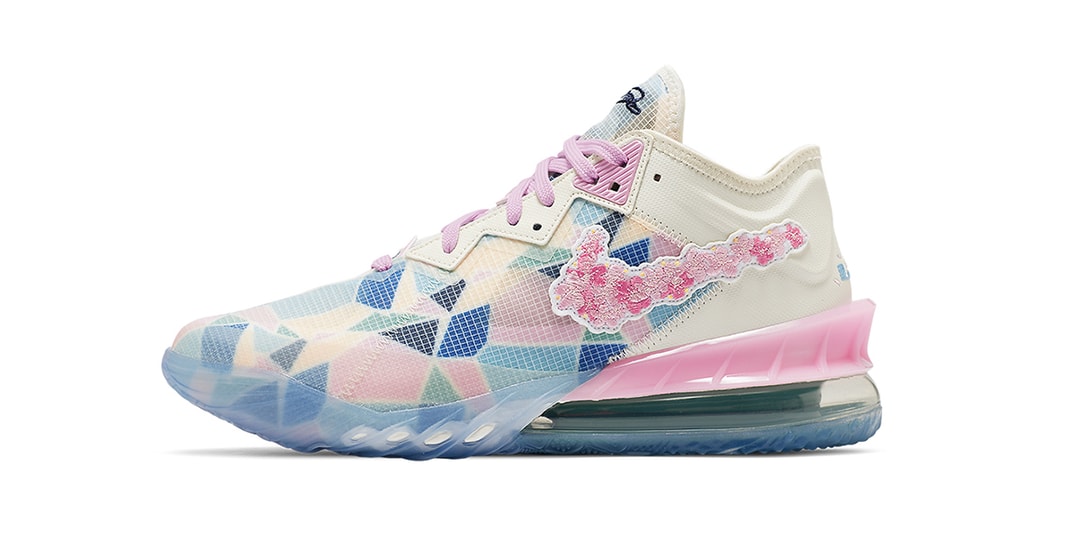 Кроссовки Nike LeBron 18 Low «Sakura» от Atmos намекают на сезон цветения сакуры в Японии