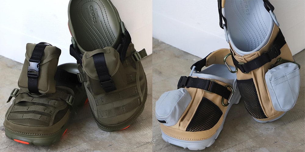 BEAMS делает все возможное в «OUTDOOR» и «ВОЕННОМ» стиле в последней коллаборации Crocs