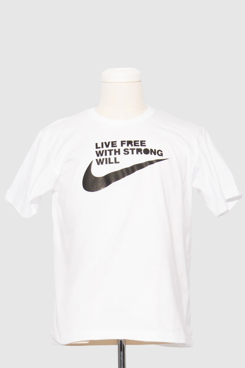 comme des garcons nike t shirt