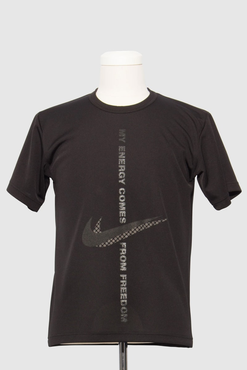 comme des garcons nike t shirt