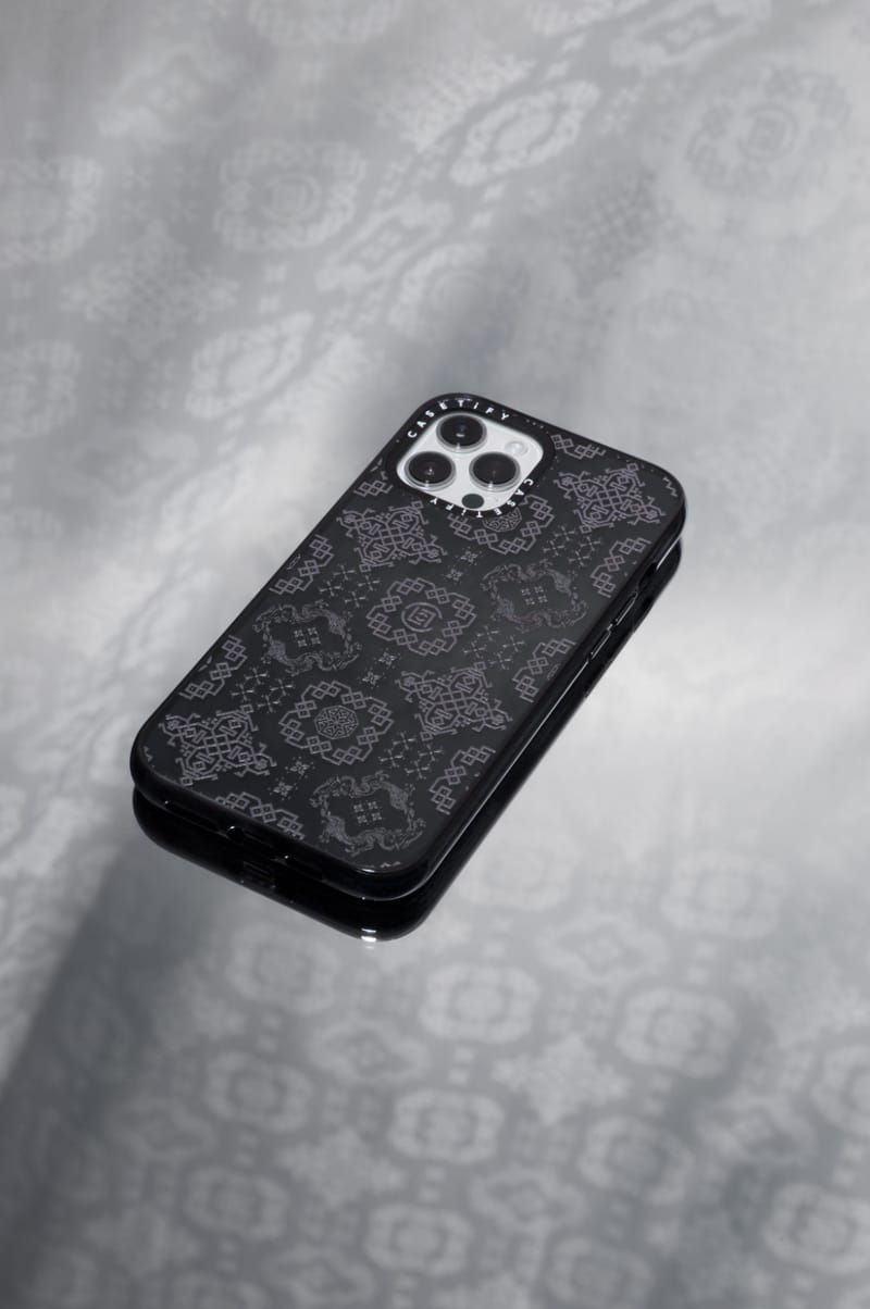 clot x casetify iphone 12 pro max case 黒-