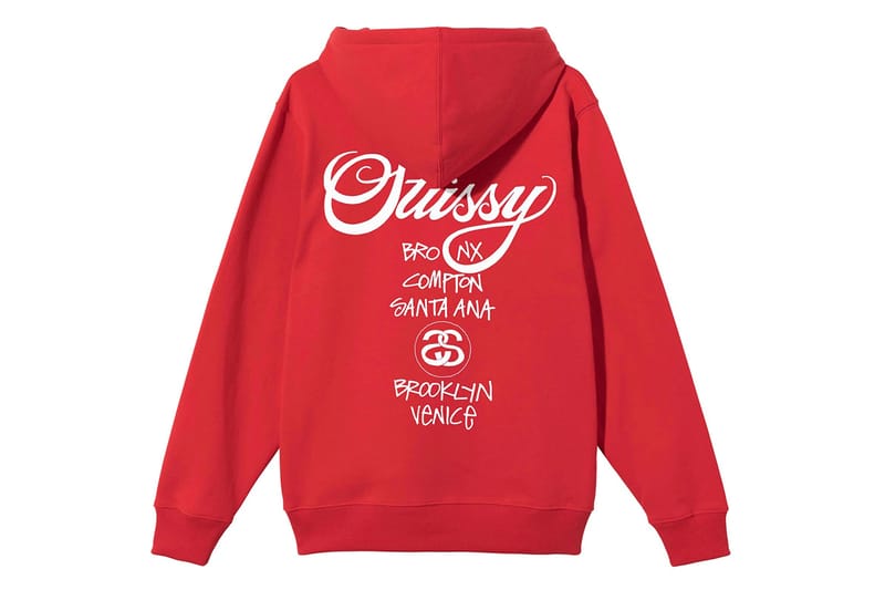 Stussy world tour deals hoodie