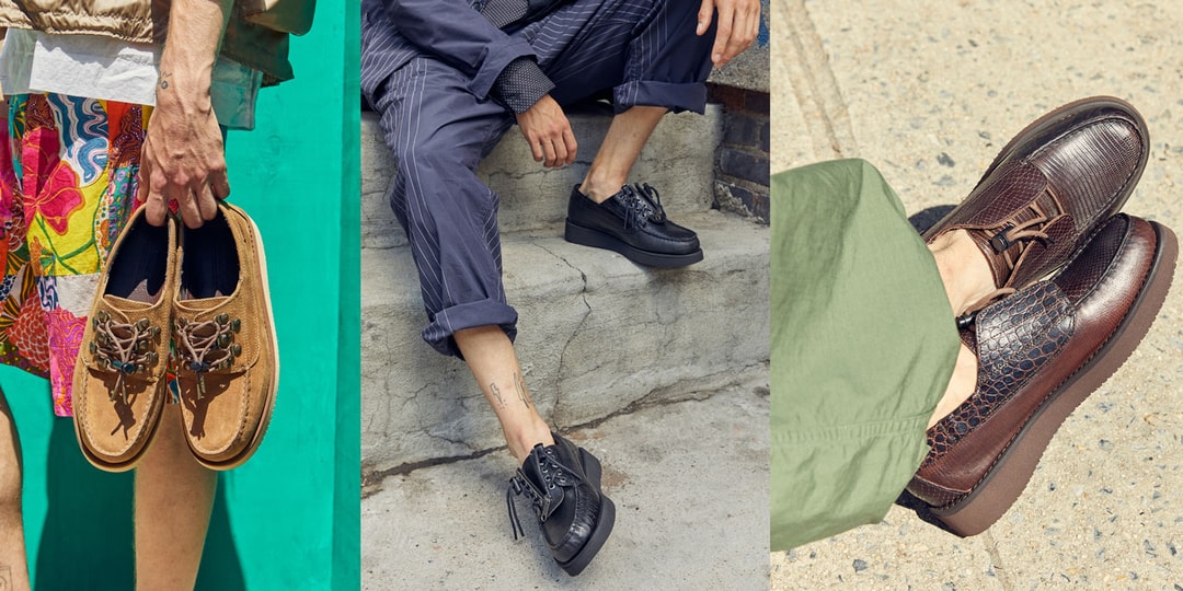 Engineered Garments и Sebago Cobble Together Летние туфли на подошве Vibram