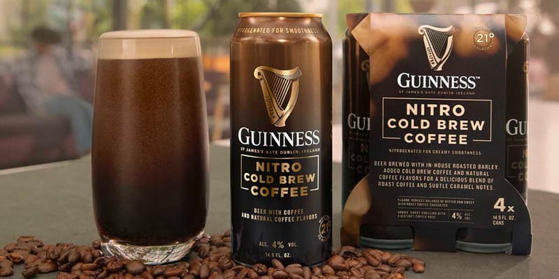 New Guinness Nitro Cold Brew Coffee Beer Beverage | Hypebeast