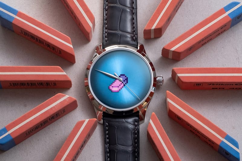 限定盤 Dogs D'Amour Seconds Dinner Seconds H.Moser & Cie Endeavour Center Seconds Blue Lagoon Fumé Watch | S