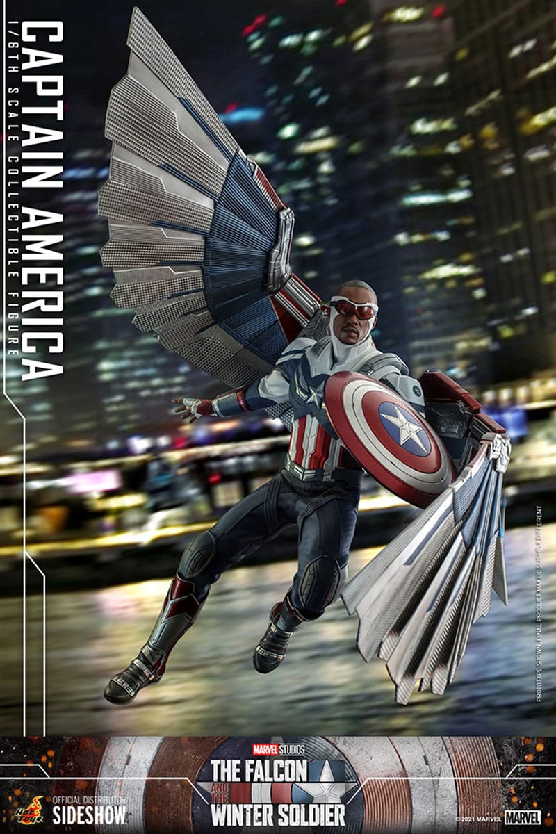 Sam wilson captain shop america action figure